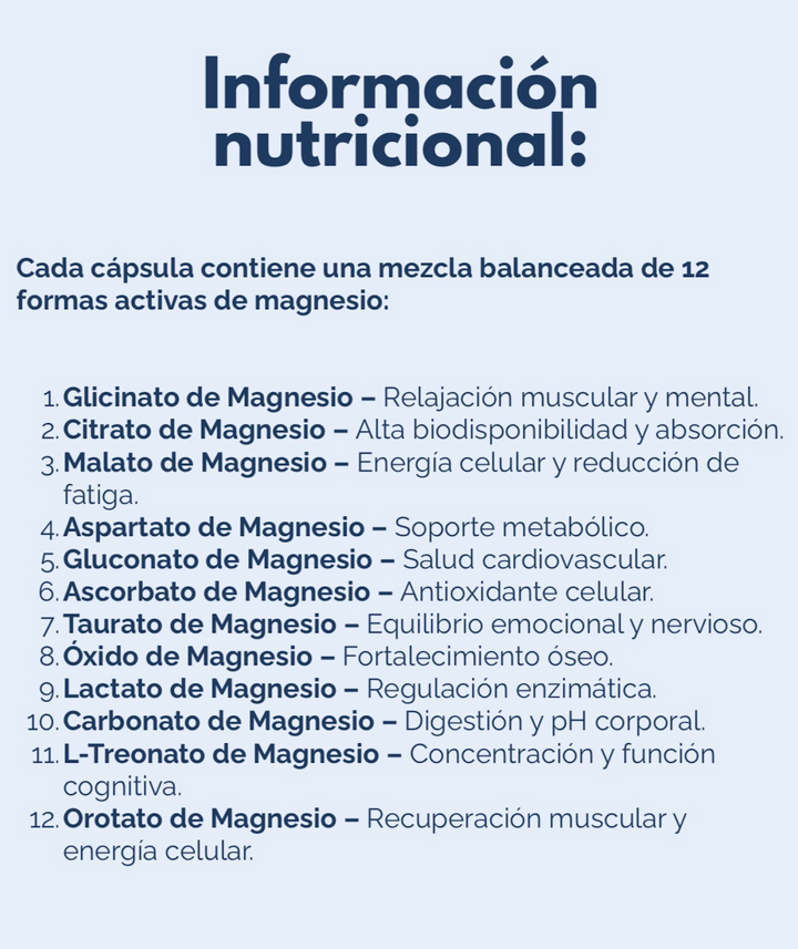 Magnesium 12 IN 1® - Sueño Reparador
