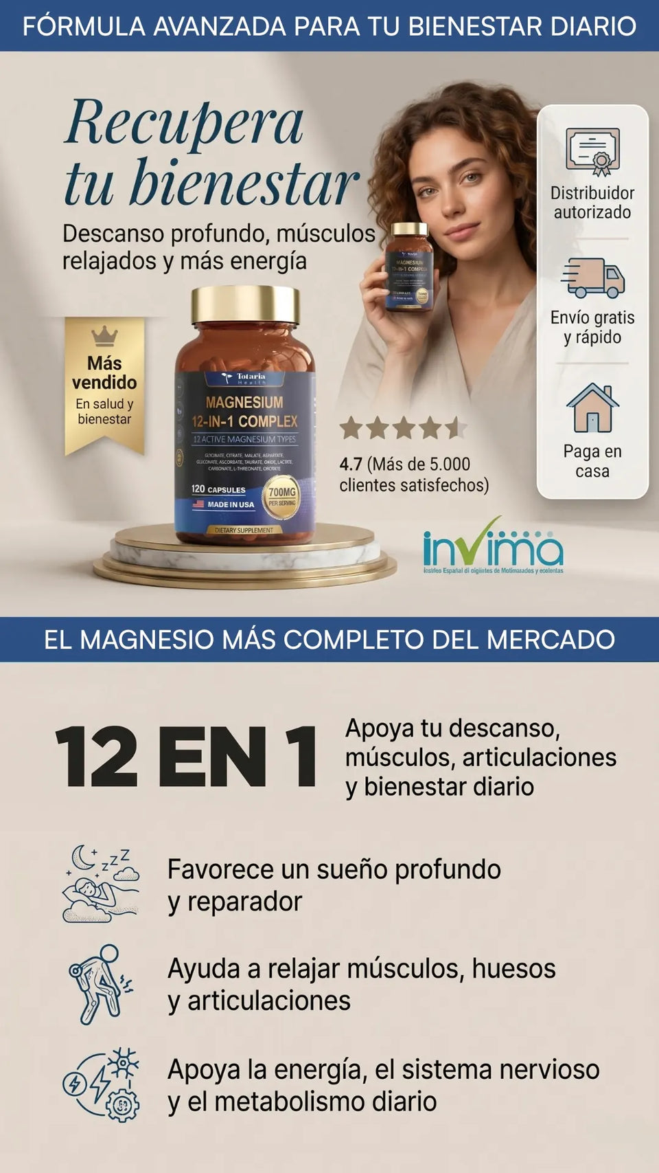 Naturalab Magnesium 12 IN 1® - Sueño Reparador – NaturaLab