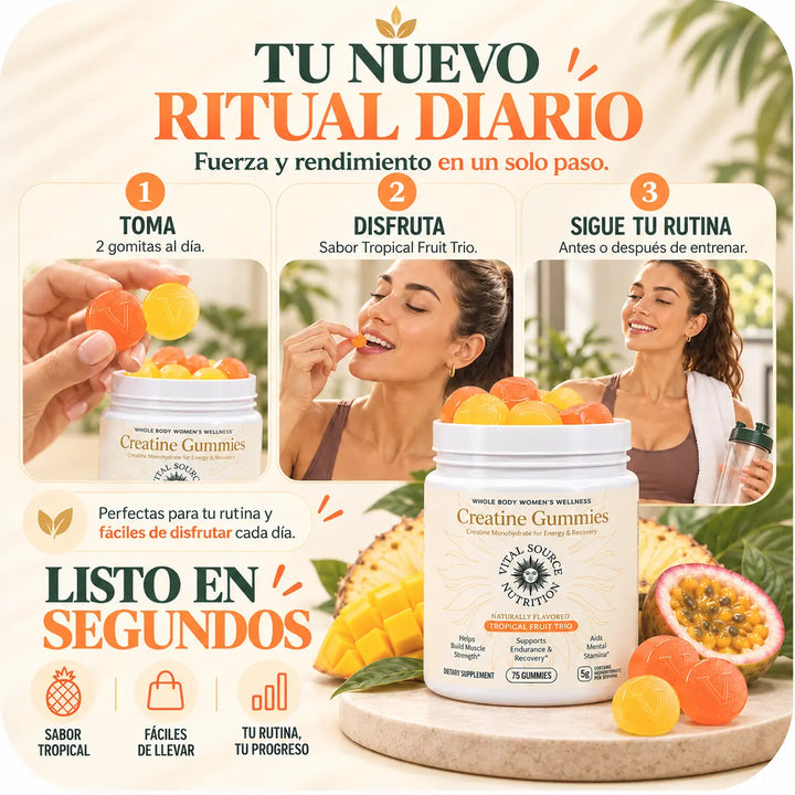 Creatina en Gomitas - Vital Source®