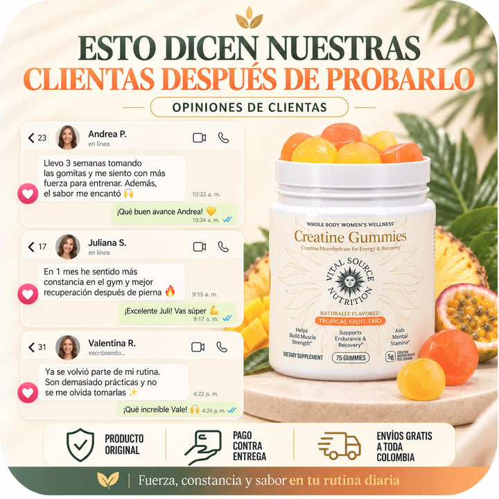 Creatina en Gomitas - Vital Source®
